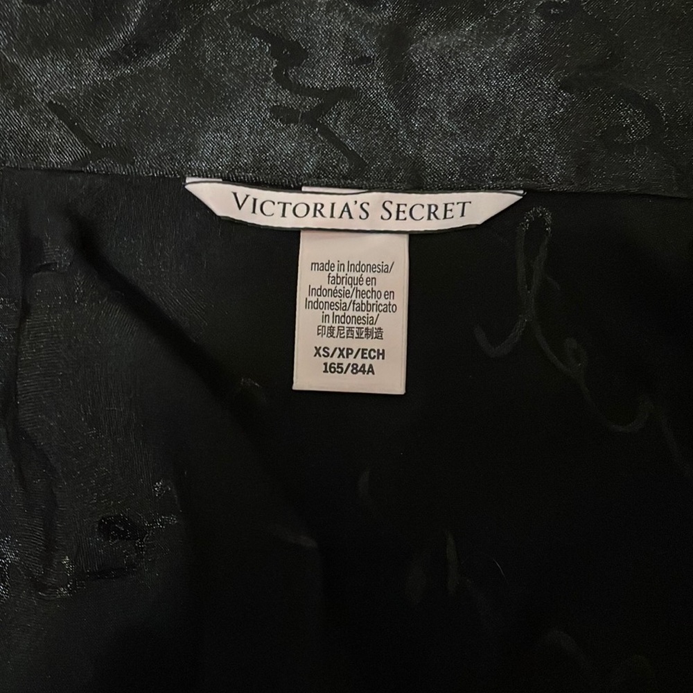 Victorias Secret black pj top